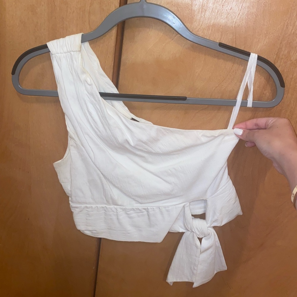 Free People one shoulder blouse